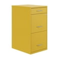 thumbnail image 1 of Space Solutions 3 Drawer Letter Width Vertical File Cabinet with Pencil Drawer, Yellow, 1 of 6