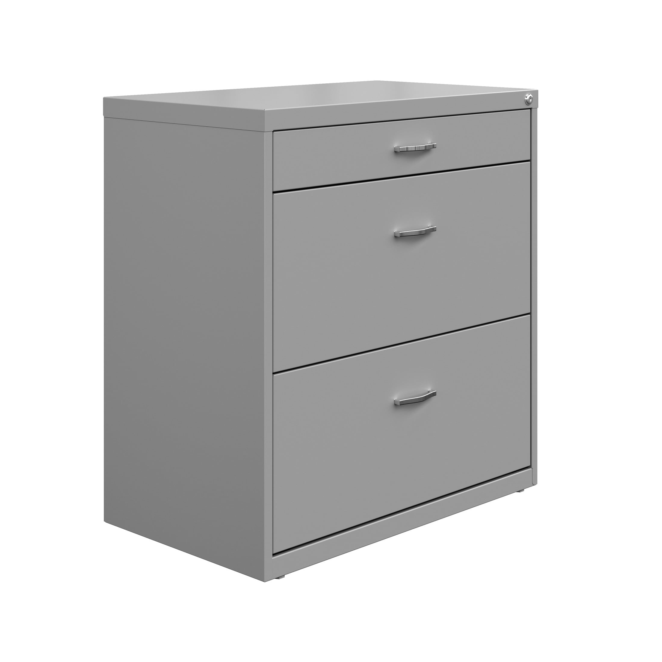 SoHo Chic 3-Drawer Metal Lateral Legal File Cabinet with Lock