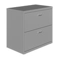 thumbnail image 1 of Space Solutions 30 inch Wide 2 Drawer Lateral File Cabinet for Home or Office, Silver, 1 of 15