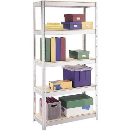 Space Solutions 500 Series 5 Shelf Shelving, Galvanized Finish