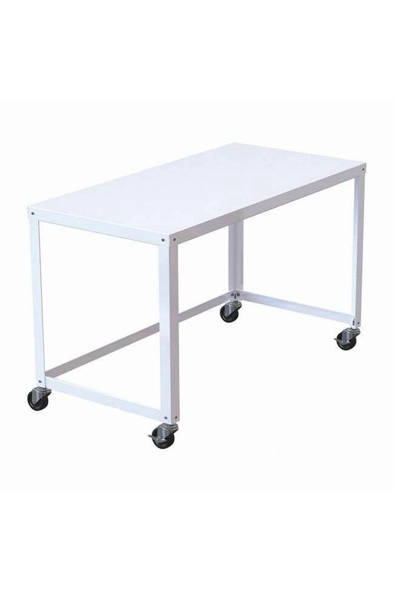 SOHO Mobile Desk,48" W,White, 23 7/8 in D X 30" H, 47 1/2 in W X 21648