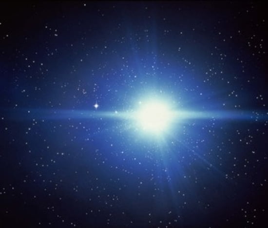 Space Starburst Canvas Art - Panoramic Images (36 x 31)