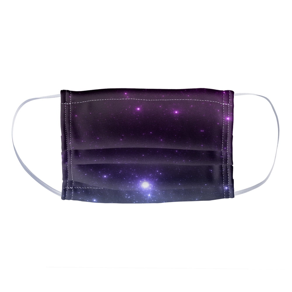 POPFUNK Space Starfield 1-Ply Reusable Face Mask Covering, Kids