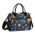 thumbnail image 1 of Space Stars Astronauts Fish Cooler Bag Lunch Bag Soft Cooler Cooling Tote Insulated Lunch Box for Adult Men Women, 1 of 6