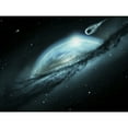 thumbnail image 1 of Space Stars Light Planet Galaxy Meteoroid Extra Large XL Wall Art Poster Print, 1 of 3
