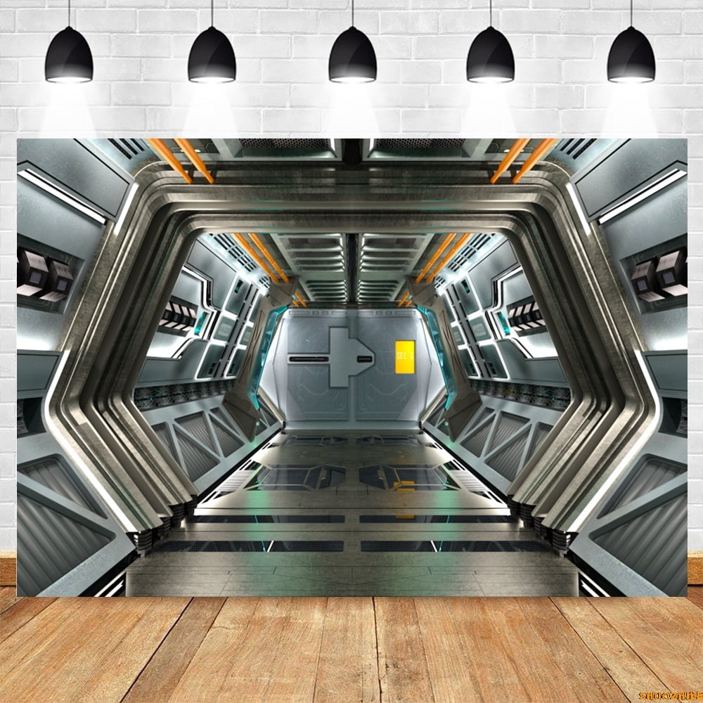 Space Station Backdrop Space Capsule Interior Sce Scice Fiction ...