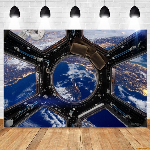 Space Station Backdrop Space Capsule Interior Sce Scice Fiction ...