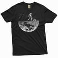 thumbnail image 1 of Space T-shirt Astronaut on the moon abstract art creative tee shirt birthday gift for him her (Small Black), 1 of 7