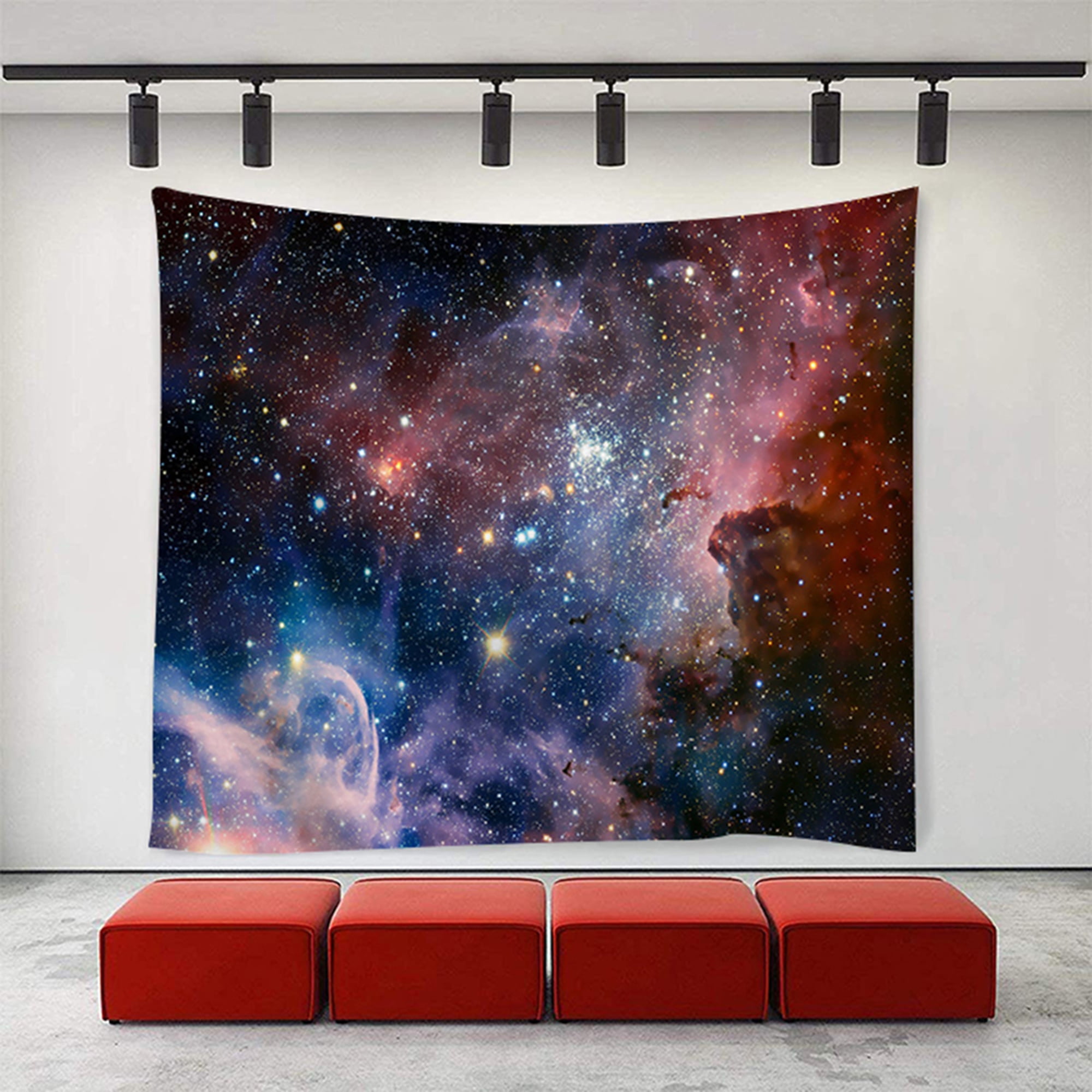 Space Tapestry Galaxy Stars Night Outerspace Wall Decor Hanging Wall ...