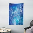 thumbnail image 1 of Space Tapestry, Vibrant Star Clusters Constellation Dusty Deep Interstellar Ethereal Infinity Picture Image, Wall Hanging for Bedroom Living Room Dorm Decor, 40W X 60L Inches, Blue, by Ambesonne, 1 of 2