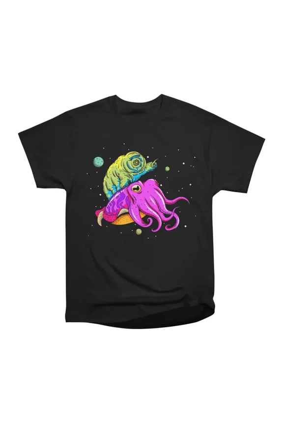 Space Tardigrade T-Shirt Tee Gift For Him Merch For Her Apparel For Friend