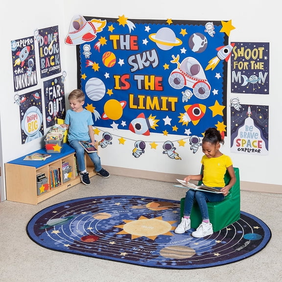 Space Theme Classroom Decorating Kit - 116 Pieces