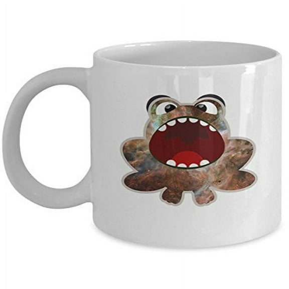 Space Theme 11 oz Coffee Mug - Galaxy Theme Gifts White Ceramic