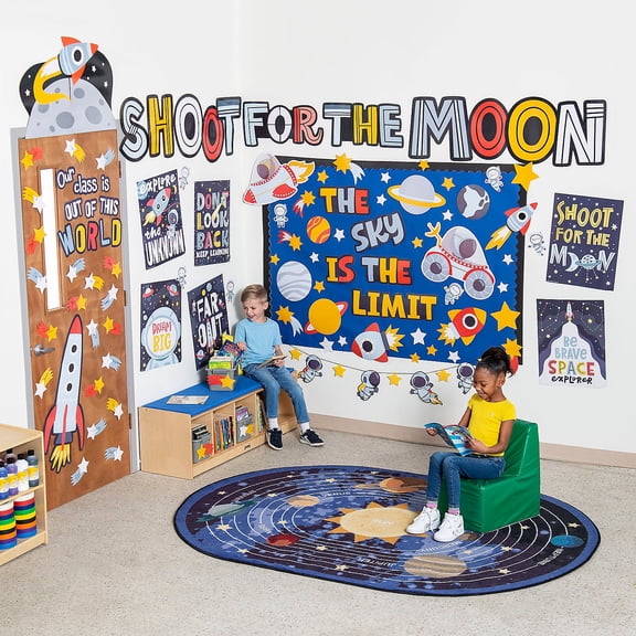 Space Theme Deluxe Classroom Decorating Kit - 173 Pieces