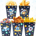 thumbnail image 1 of Space Theme Popcorn Buckets 10 Pack - 5 Unique Designs for Party Snack Containers, 1 of 7