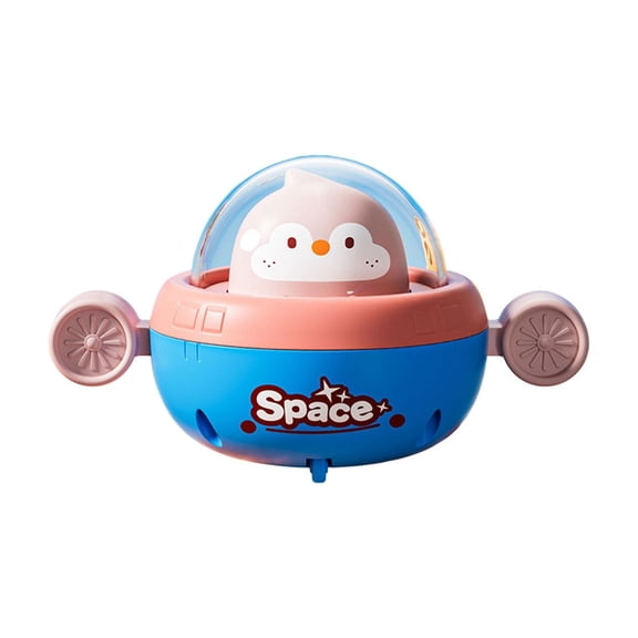 Space Theme Press Car Toy, Inertia Rebound Vehicle Model, Push And Release Action Toy Car, Lightweight Portable Mini Vehicle, Durable Plastic Space Exploration Car For Indoor Outdoor Play