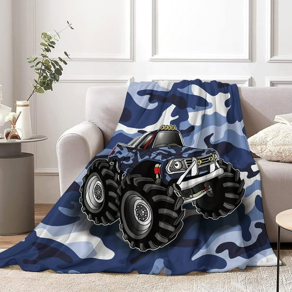 Space Theme Throw Blanket for Boys, Cozy Outer Space Rocket Planet Fuzzy Flannel Blanket Gift for Kids, Soft Navy Blue Astronaut Galaxy Planet Plush Blanket for Toddler Sofa Bed Couch Decor