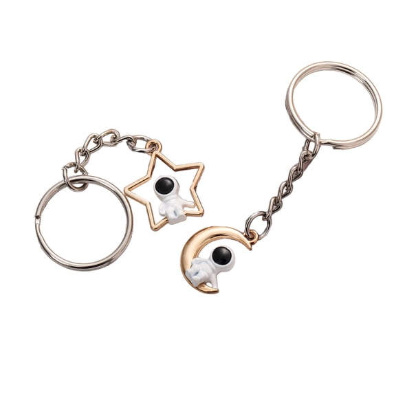 Space Themed Astronaut Keychain Space Keychain Pendant Keyring Accessory for Daily Use and Decoration