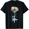 thumbnail image 1 of Space Themed For Men Women Outer Space Moon Galaxy Astronaut T-Shirt, 1 of 5