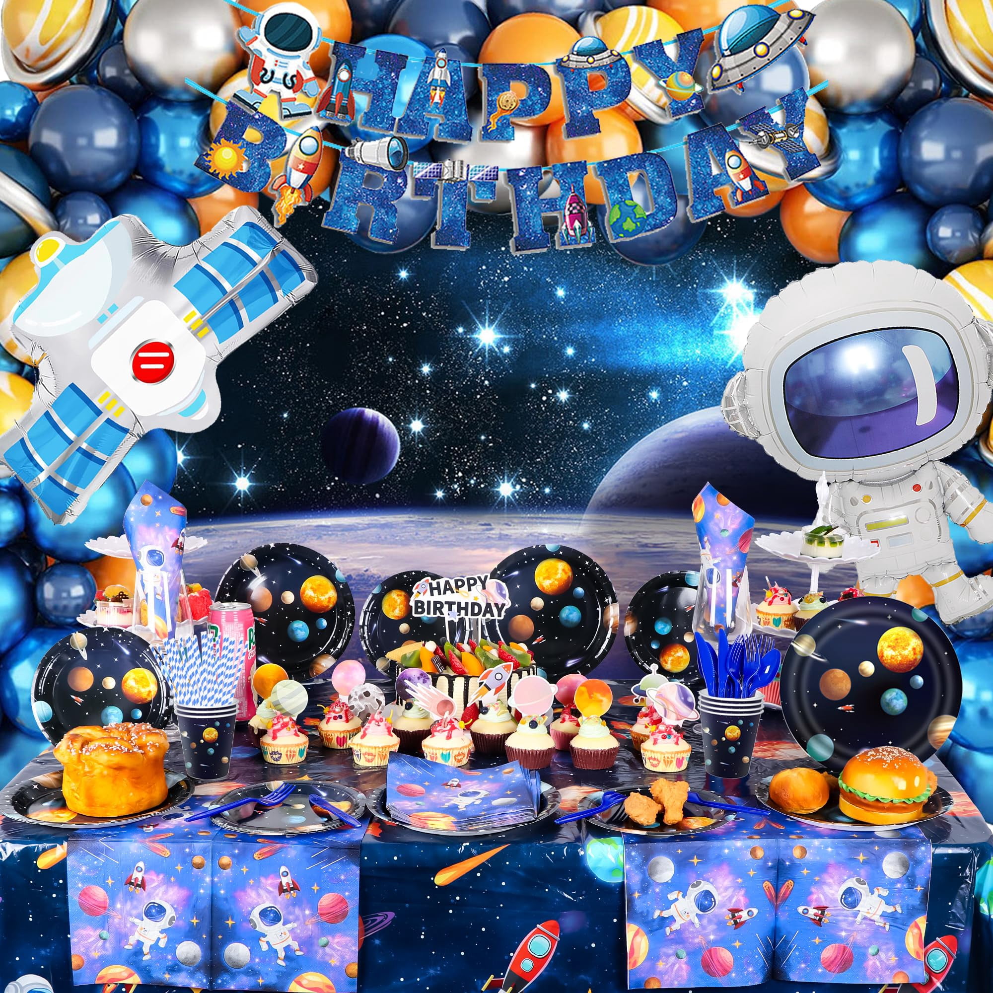 Space Themed Party Decorations, RRF12 Outer Space Birthday Party