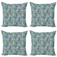 thumbnail image 1 of Ambesonne Space Throw Pillow Cover 4 Pack, Astronauts with Rockets, 16", Multicolor, 1 of 2