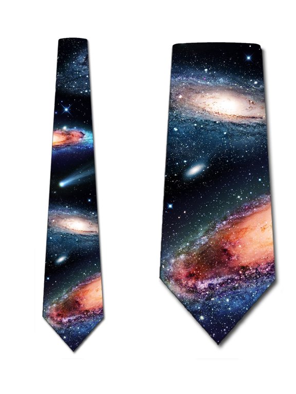 Space Ties Mens Galaxy Universe Space Neckties by Three Rooker
