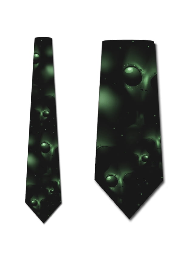 Space Ties Mens Outer Space Alien Necktie by Three Rooker