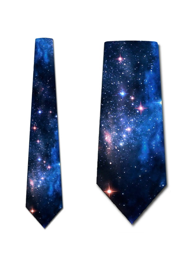 Space Ties Mens Outer Space Galaxy Necktie by Three Rooker