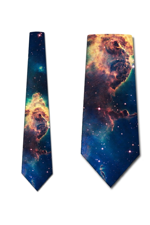 Space Ties Nebula Mens Galaxy Necktie by Three Rooker