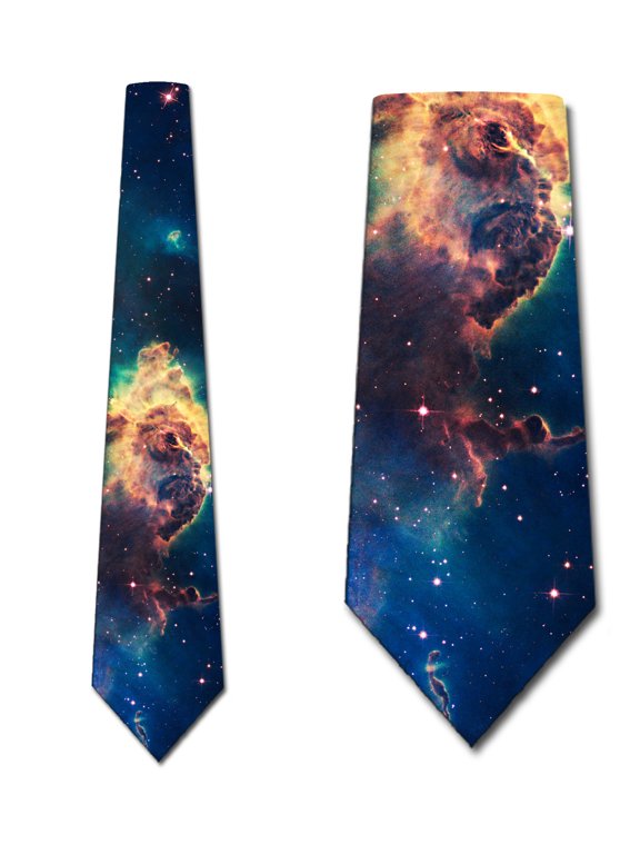 Space Ties Nebula Mens Galaxy Necktie by Three Rooker