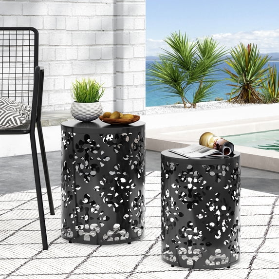 Space - Transforming Accessory - Enjoy the Instant Upgrade with a Black Iron Accent Table Set