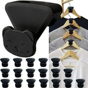 Space Triangles Hanger Hooks,18 Pcs Cascade Hangers to Create Up to 3X More Closet Space, Easy to Use Slip-Over Design, Organize Shirts, Pants, Jackets, Heavy Coats, Accessories & More