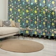 thumbnail image 1 of Space Tulle Curtains with Rod Pocket, Comets and Constellations Stars with Polka Dots Earth Sun Saturn Mars Solar System, Sheer Drape for Wedding Party 2 Panels, 7 Sizes, Multicolor, by Ambesonne, 1 of 3