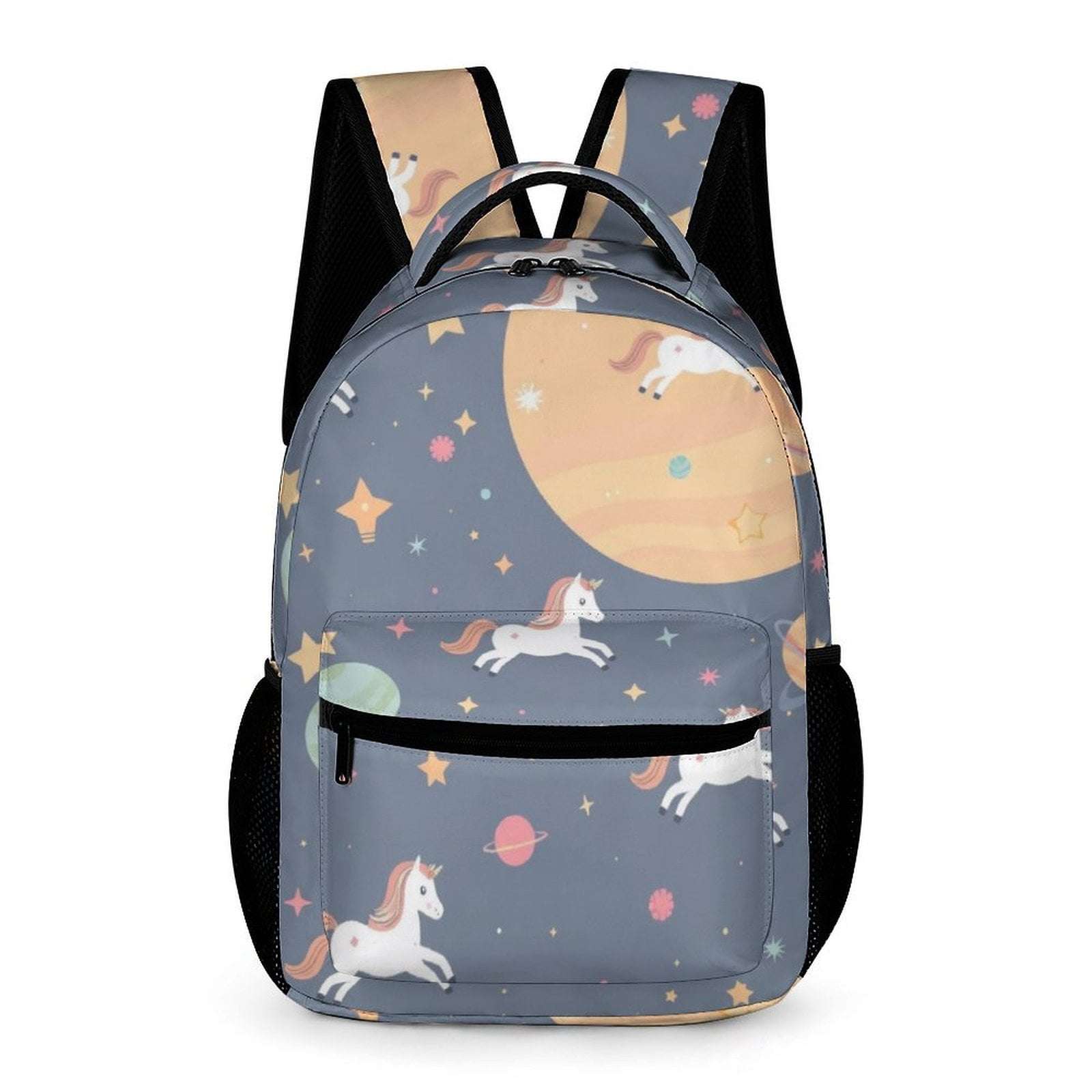 Space Unicorns Stars Travel Canvas Laptop Backpack For Women Men ...