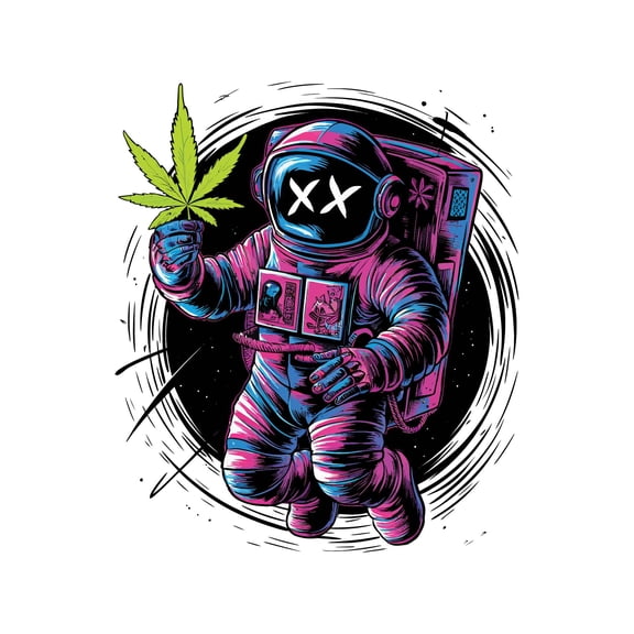 Space Universe Galaxy Exlporing Stars Cartoon Wall Art Sticker Designs Vinyl Stickers For Home House Walls Rooms Windows Bedroom Decoration Size (28x28 inch)