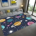 thumbnail image 1 of Space Universe Planet Floor Mat Living Room Large Area Rug Kids Bedroom Carpet for Childre, 1 of 6