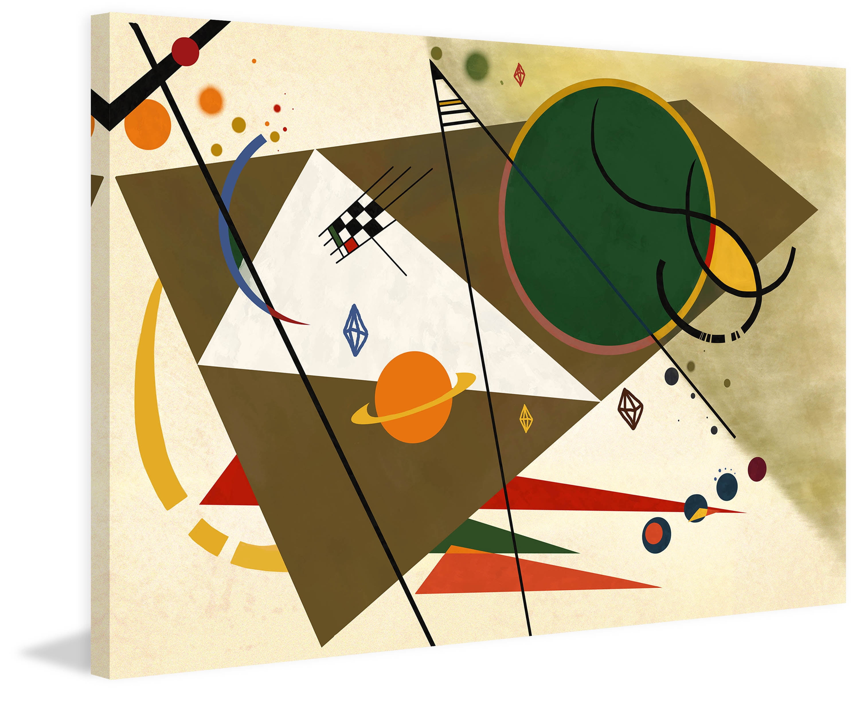 "Space Unravelled" Painting Print on Wrapped Canvas