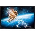 thumbnail image 1 of Space Walk Wall Poster, 14.725" x 22.375", Framed, 1 of 6