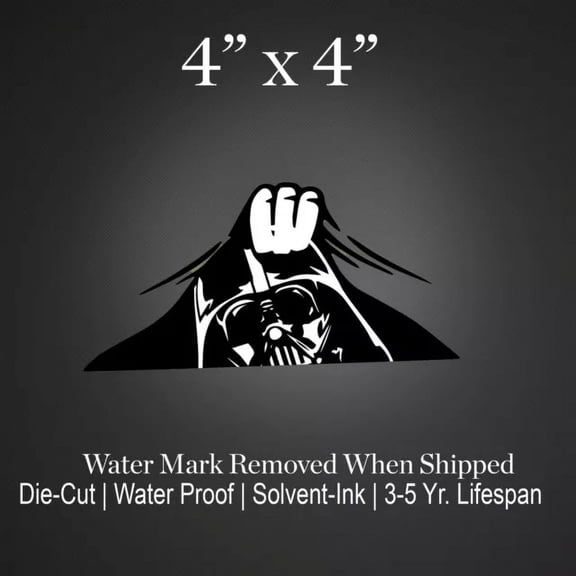 Space War Dark Space Villain Luke Skywalker Vinyl Decal Sticker