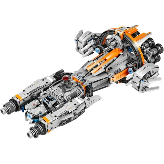Space Warship Building Blocks, 990-Piece Construction Toy for Adults and Kids