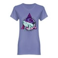 thumbnail image 1 of Space Whale Design Shaped T-Shirt Women -Image by Shutterstock, Female Small, 1 of 2