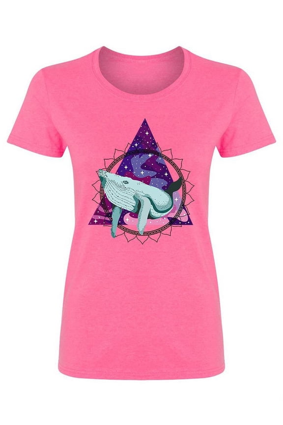 Space Whale Design Shaped Tee Women's -Image by Shutterstock