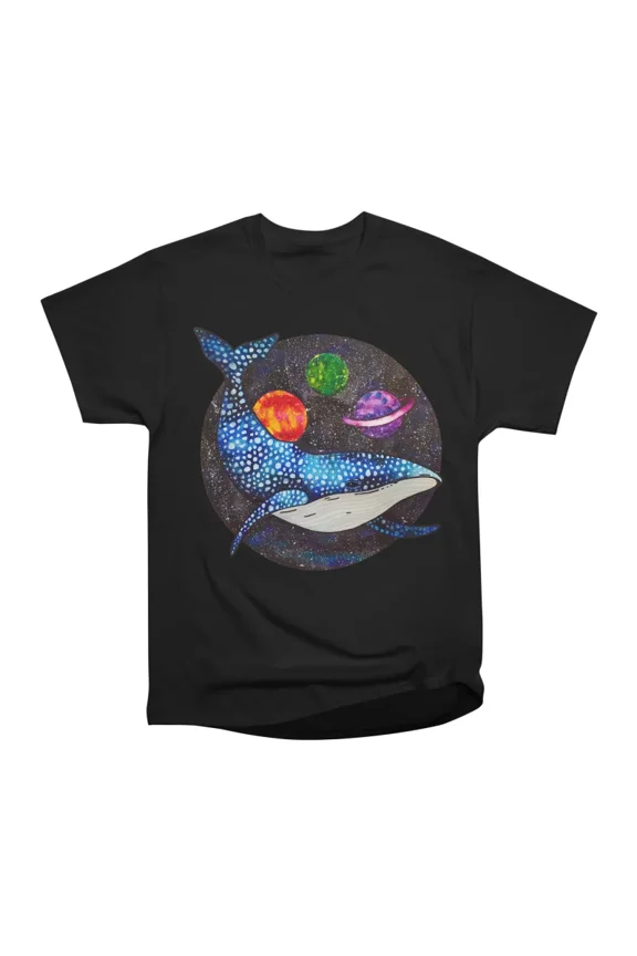 Space Whale T-Shirt Tee Gift For Him Merch For Her Apparel For Friend