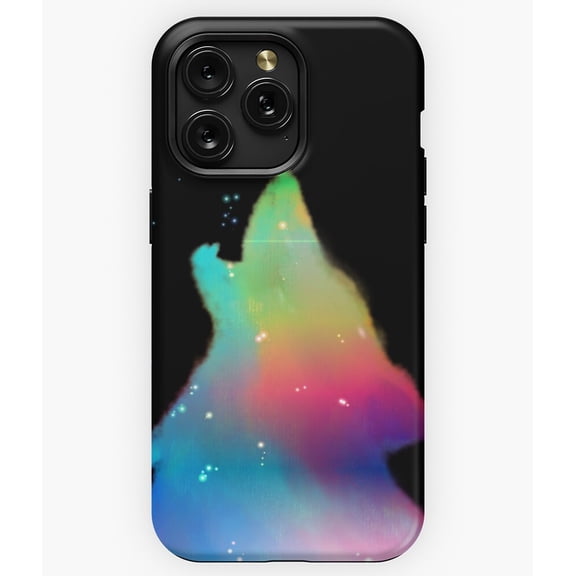 Space Wolf Cosmic Galaxy Animal G5633 Phone Case for iPhone17 16 15 14 13 12 11 Pro Max