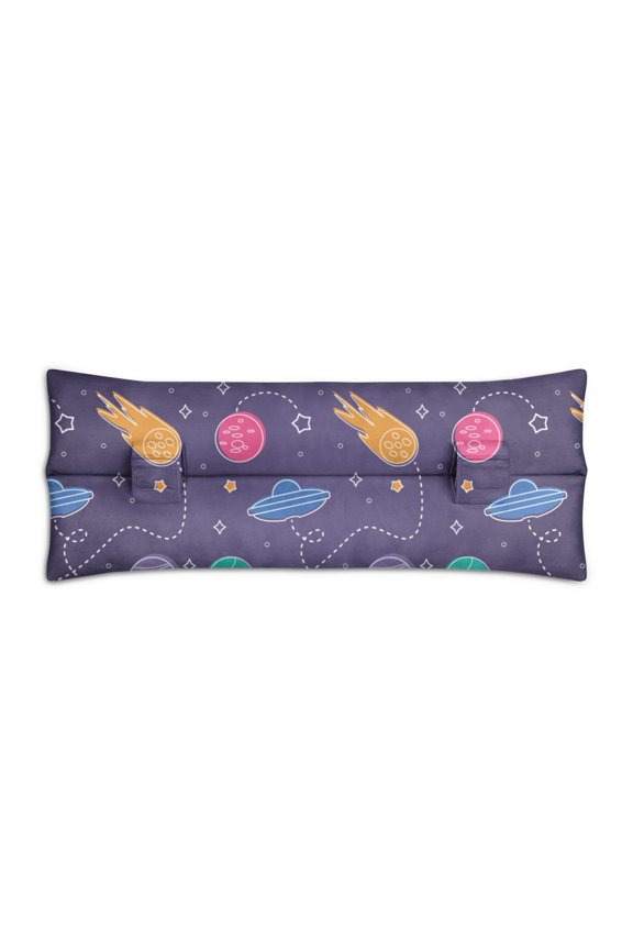 Space and Galaxy Aesthetic Mastectomy Seatbelt Pillow - Starry Night Sky Themed Cushion