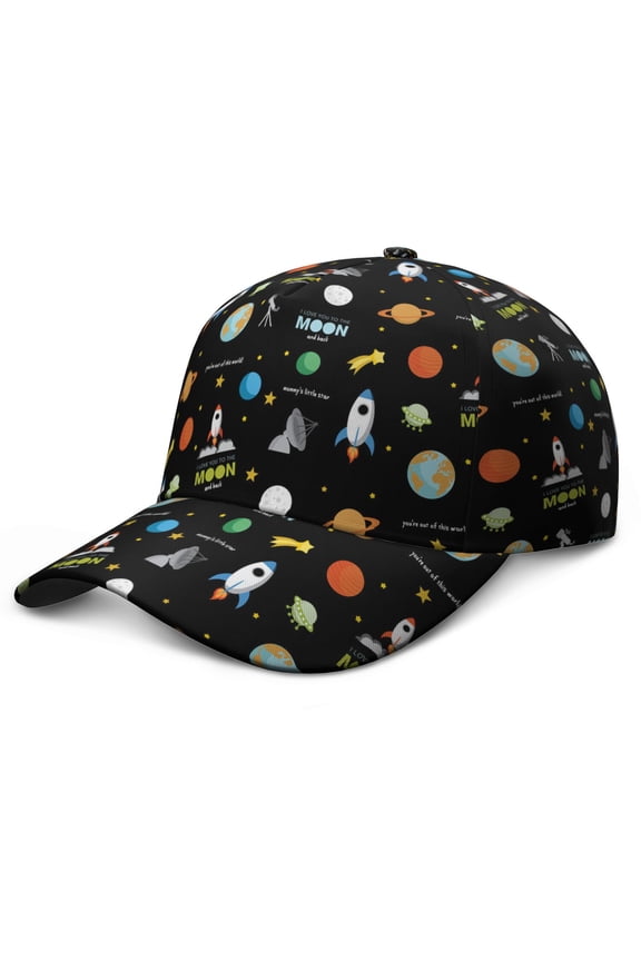 Space and Galaxy Aesthetic Nebula Baseball Cap – Durable Adjustable Hat for Sports Players, Perfect for Training and Competition