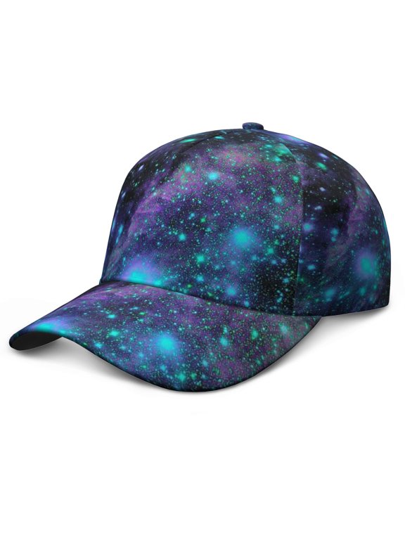 Space and Galaxy Aesthetic Rocket Baseball Cap – Durable Snapback Hat for Softball, Volleyball, Tennis, Golf Players and Sports Lovers