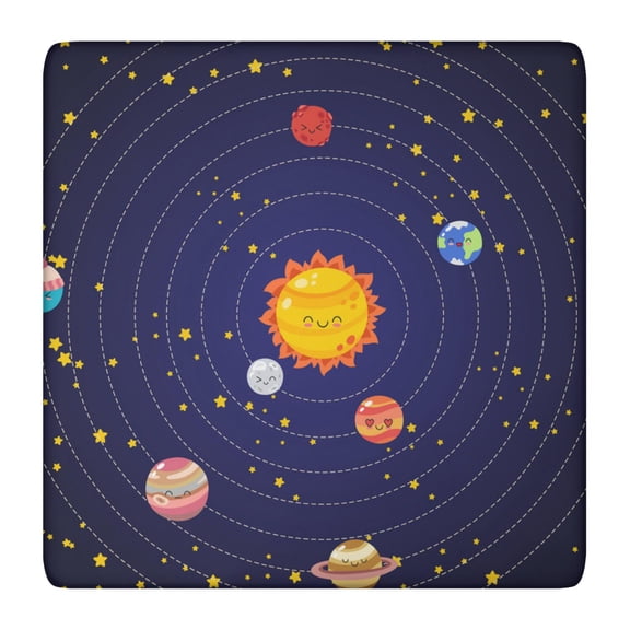 Space and Galaxy Aesthetic Table Cover Soft Washable Square Tablecloth for Events
