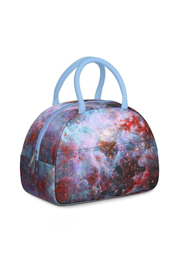 Space and Galaxy Aesthetic Travel Backpack, Starry Night and Rocket Design for Sci-Fi Fans