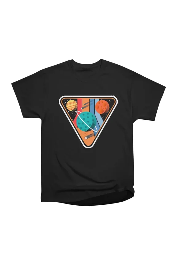Space and planets design T-Shirt Tee Gift For Him Merch For Her Apparel For Friend